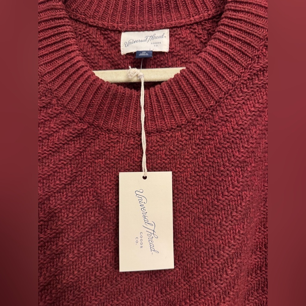 Universal Thread Burgundy Sweater - Picture 7 of 8